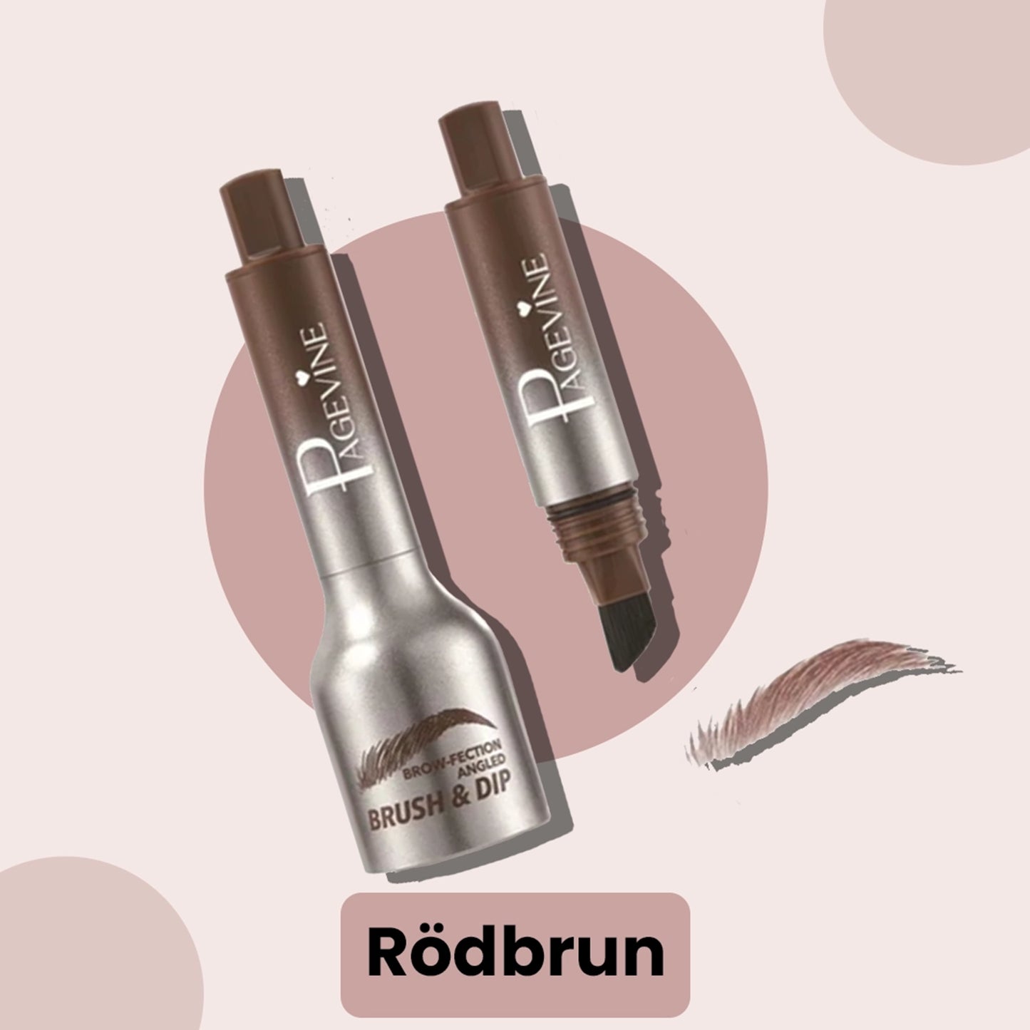 Microblading Ögonbrynspenna med Gaffelspets för Hårliknande Bryn