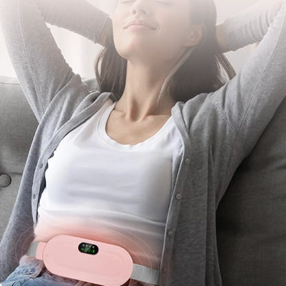 Portabel Sladdlös Menstruationsvärmedyna med Värme & Massage