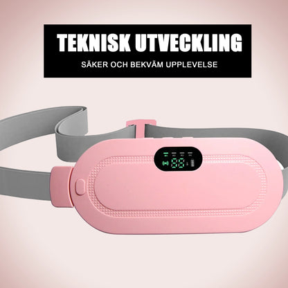 Portabel Sladdlös Menstruationsvärmedyna med Värme & Massage