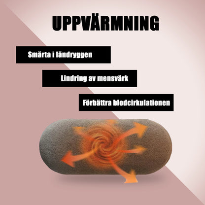 Portabel Sladdlös Menstruationsvärmedyna med Värme & Massage