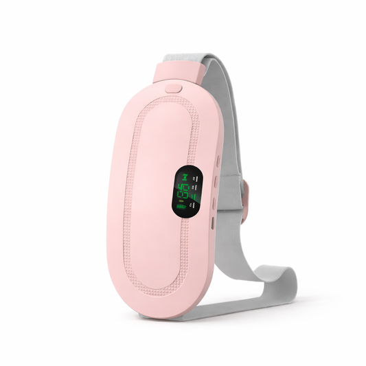 Portabel Sladdlös Menstruationsvärmedyna med Värme & Massage