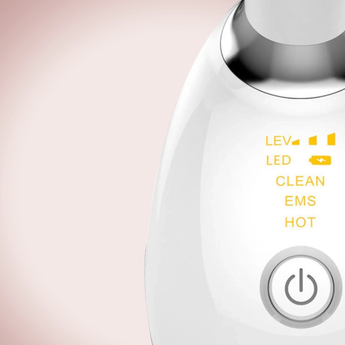 LED-ljusbehandlingsenhet för Ansikte och Nacke med Vibration