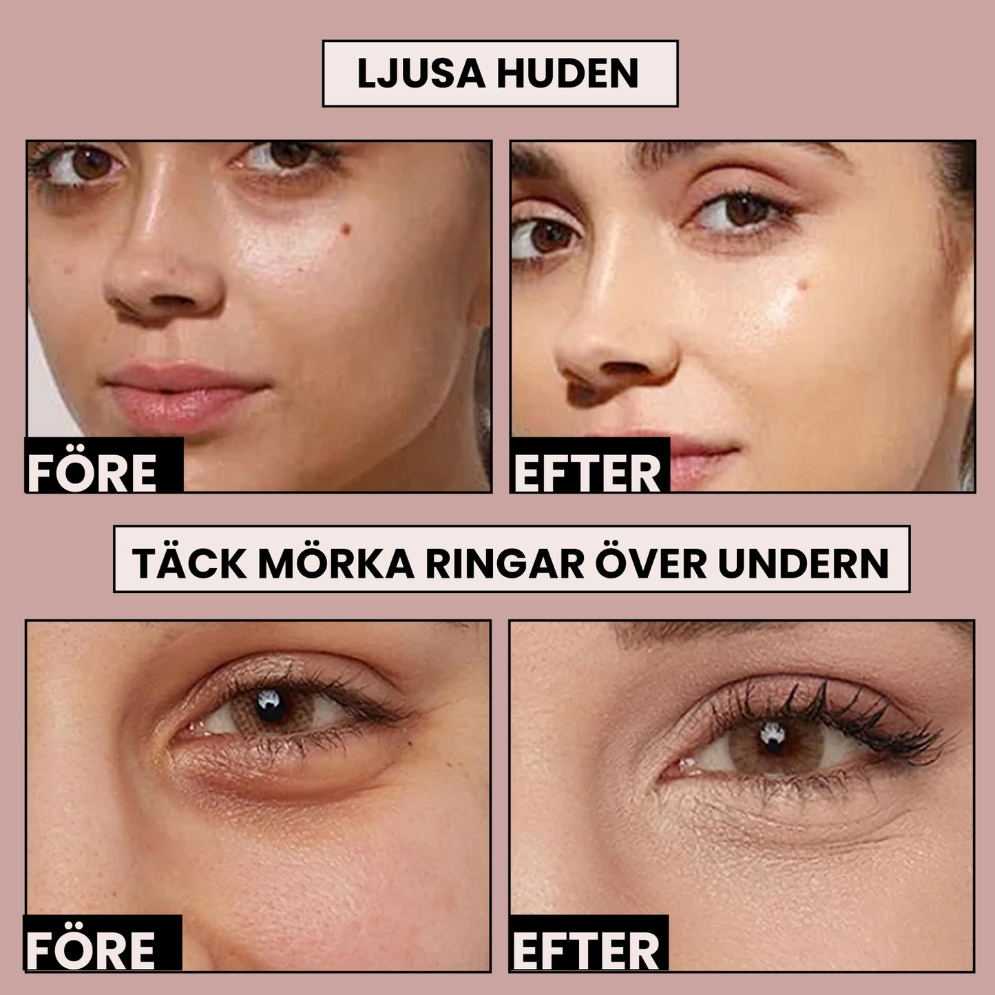 Flytande foundation för ansiktsmakeup