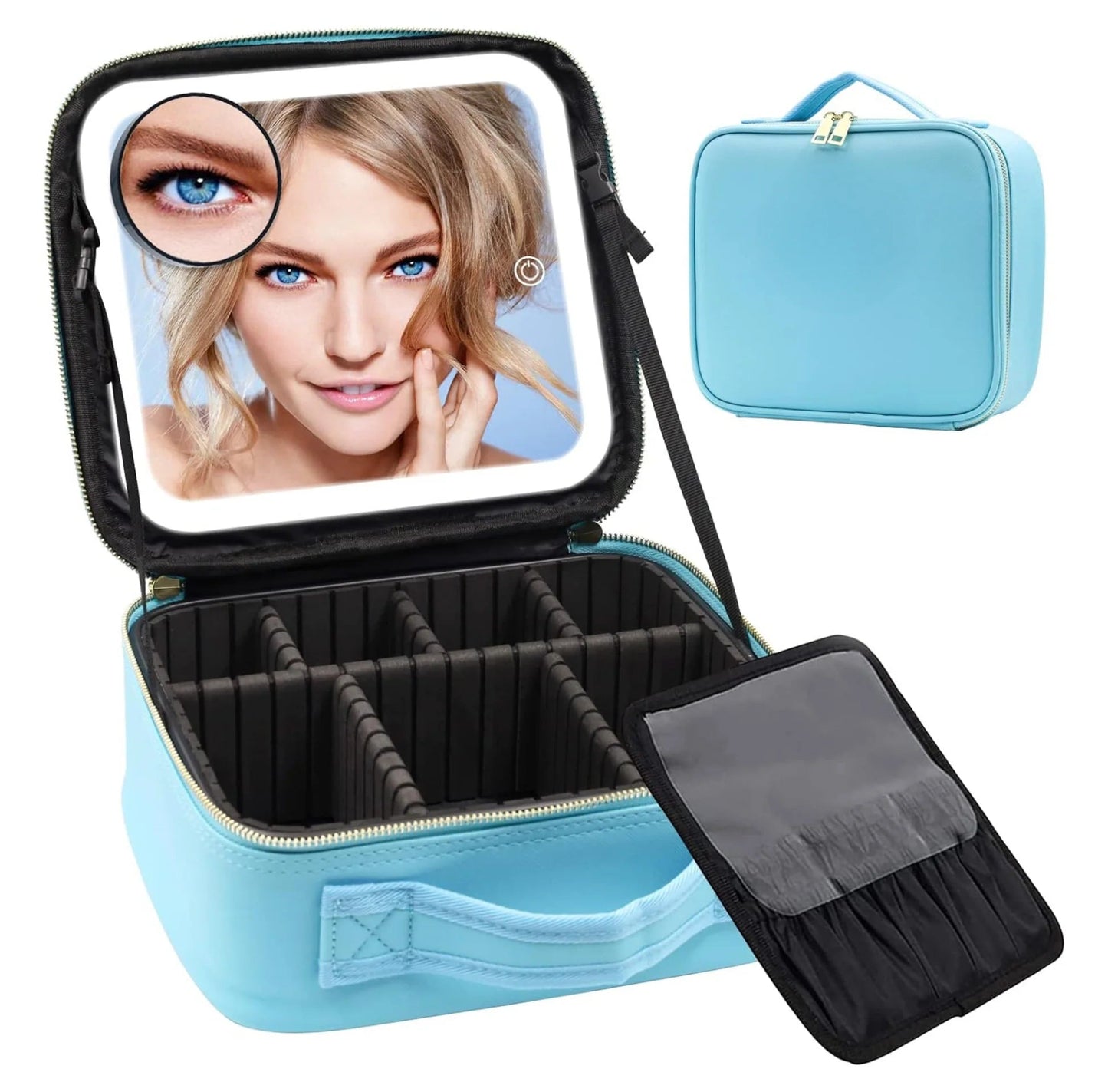 LumiCase™ | Makeup bag with LED mirror