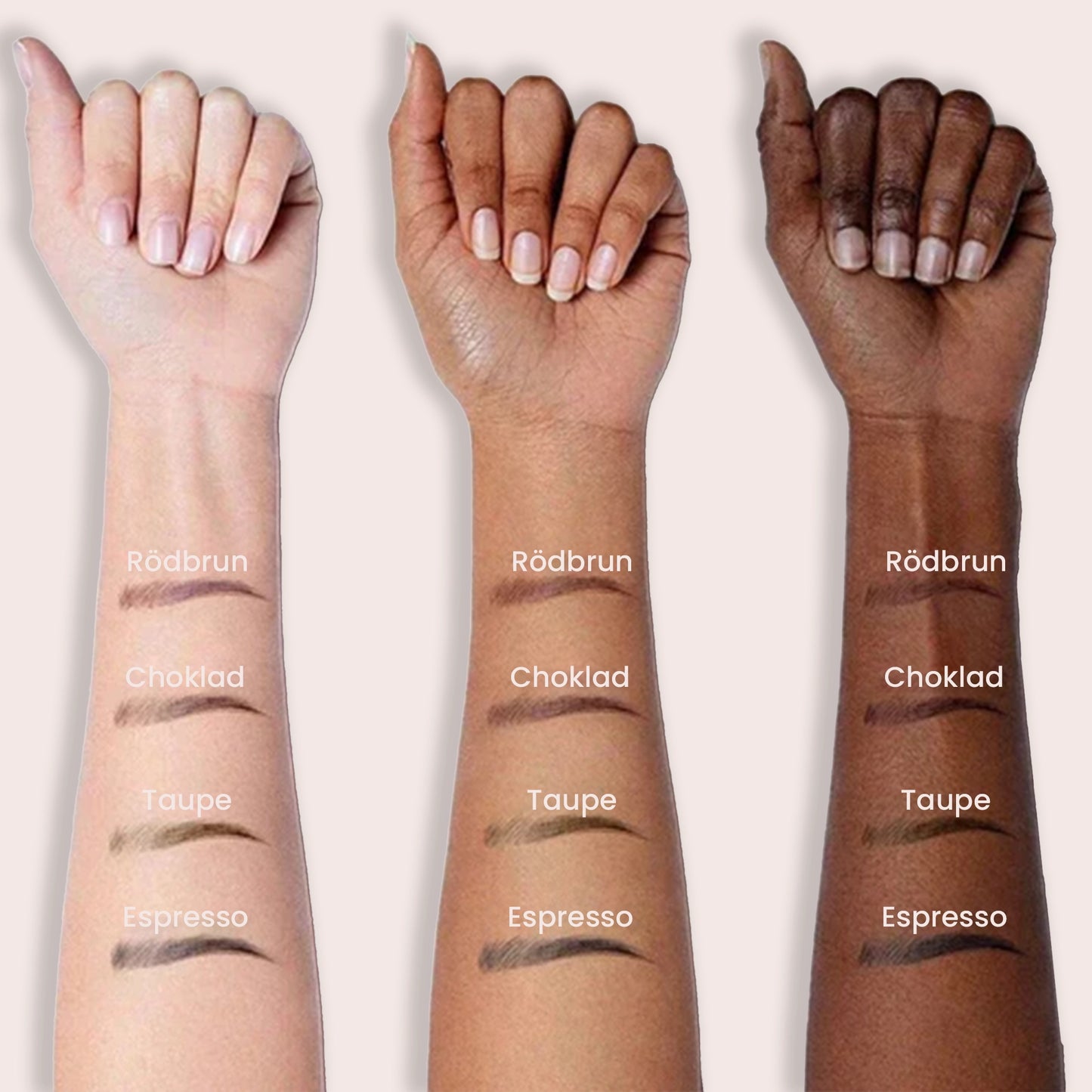 Microblading Ögonbrynspenna med Gaffelspets för Hårliknande Bryn