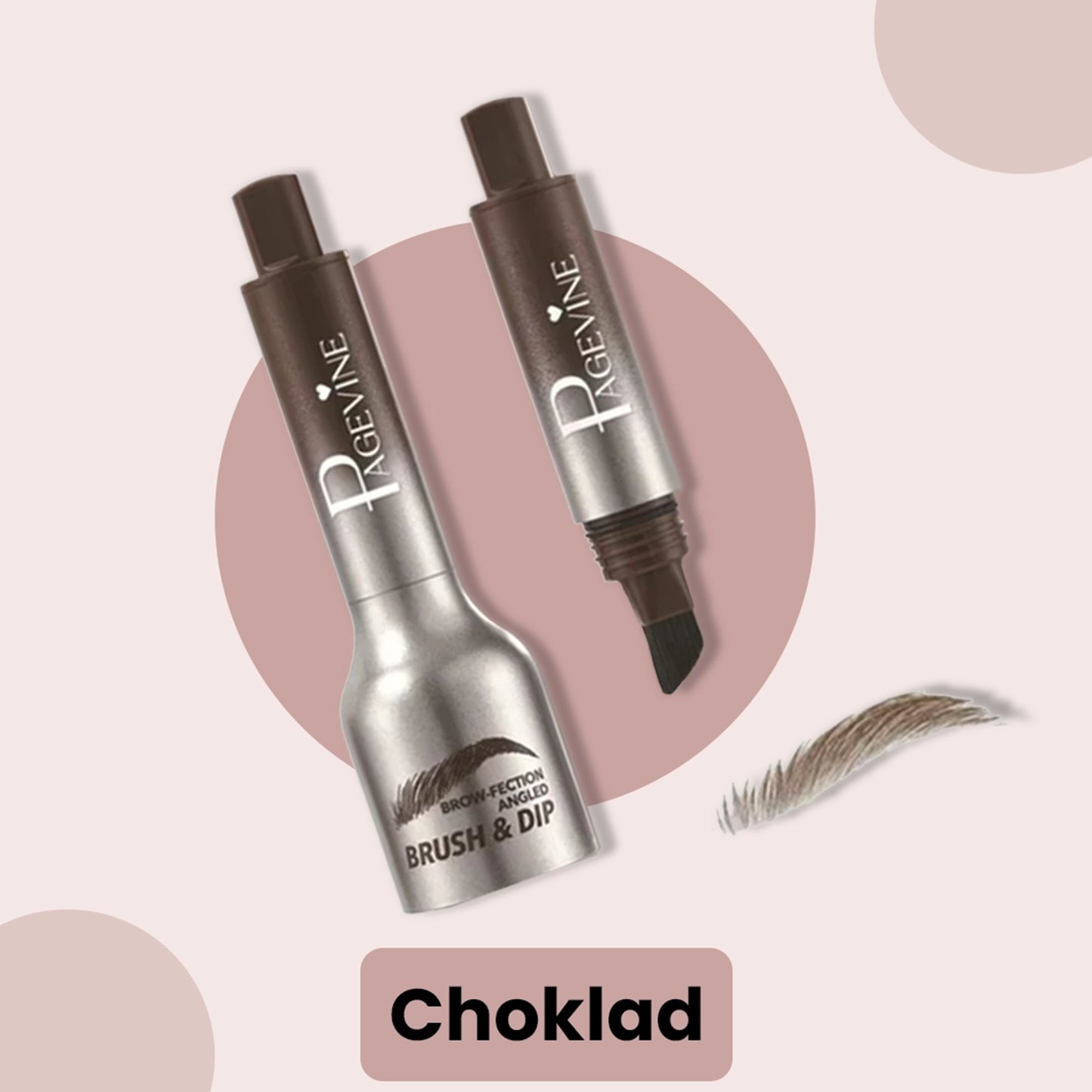 Microblading Ögonbrynspenna med Gaffelspets för Hårliknande Bryn