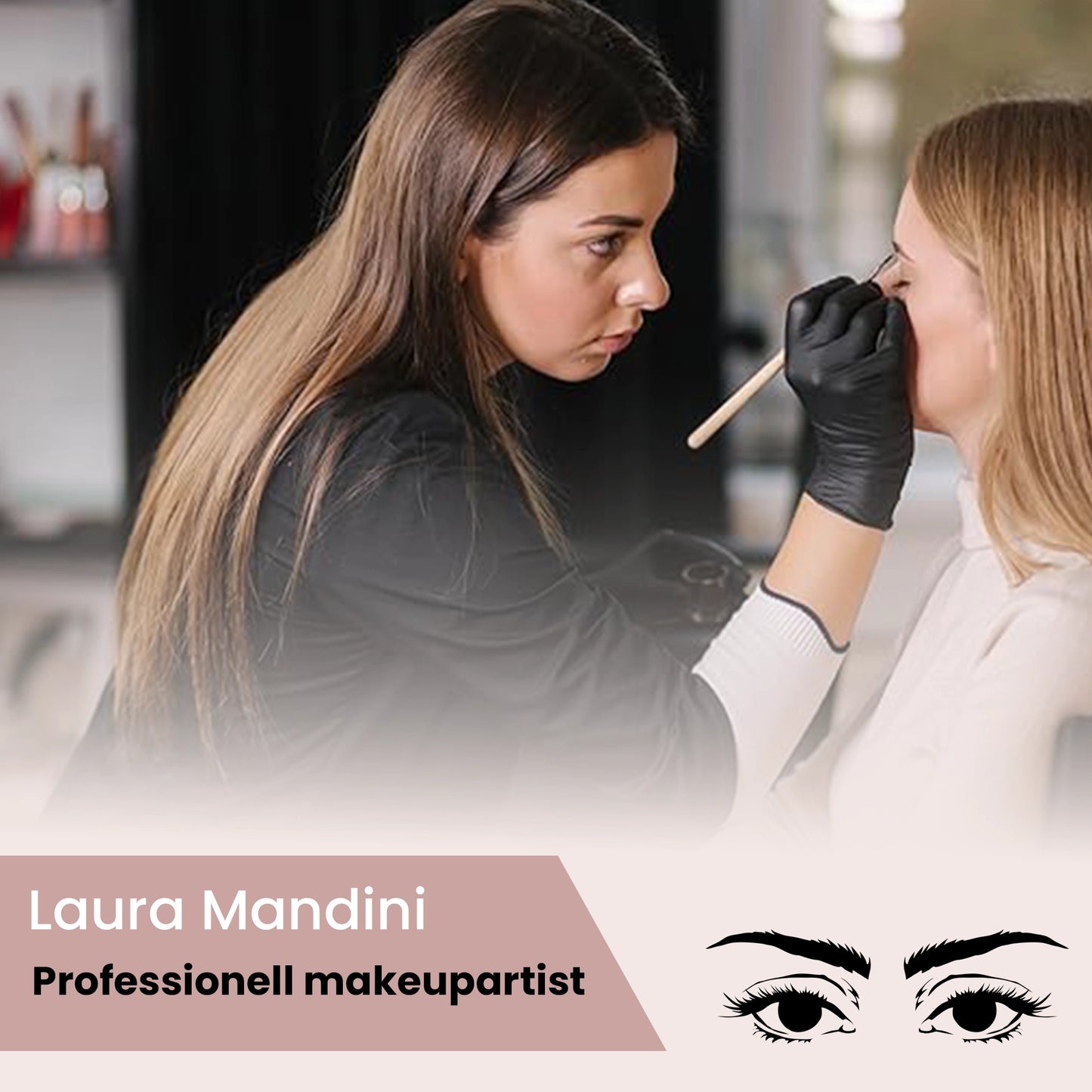 Microblading Ögonbrynspenna med Gaffelspets för Hårliknande Bryn